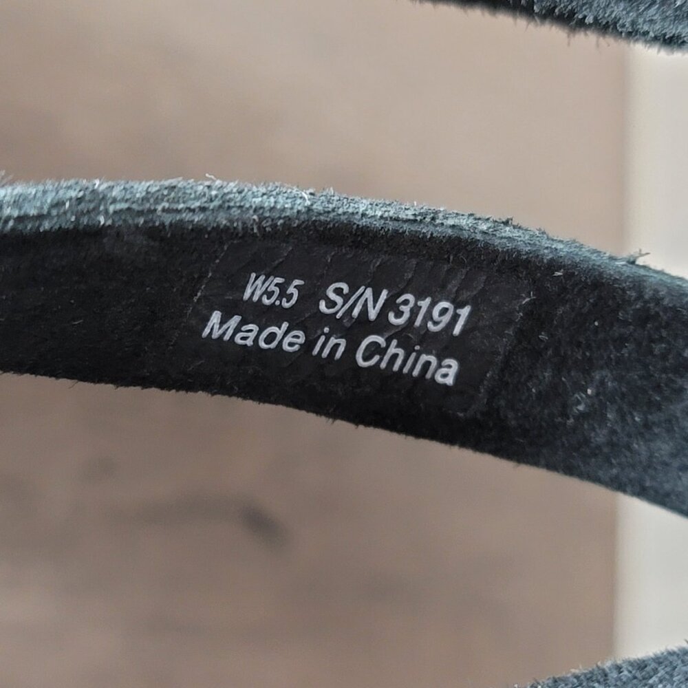 UGG 3191 Jullita II Black Suede Wedge Slide Sandals Shoes 5.5 - Picture 14 of 16